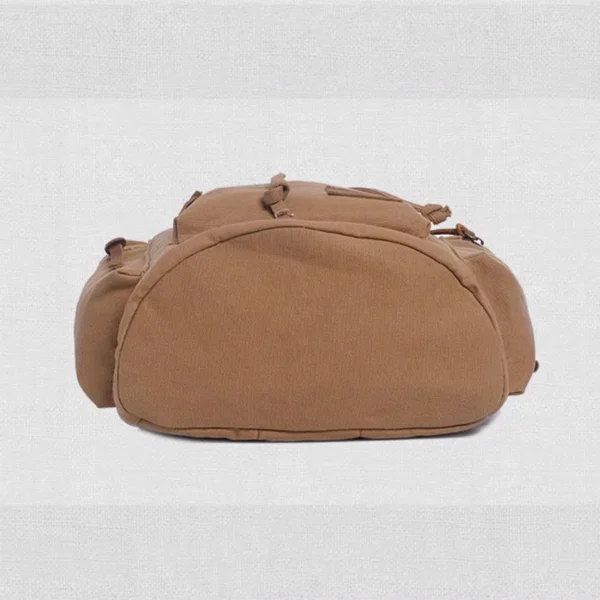 AUGUR – Sac à dos en toile au style Vintage, couleur marron