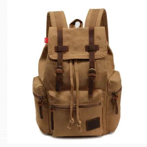 Sac à dos au style vintage, couleur khaki