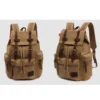 AUGUR – Sac à dos en toile au style Vintage, couleur khaki