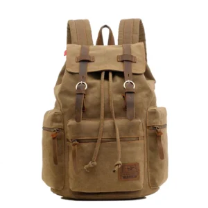 Sac à dos au style vintage, couleur marron