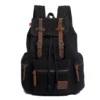Sac à dos au style vintage, couleur noir