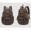 AUGUR – Sac à dos en toile au style Vintage, couleur vert