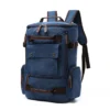 Sac à dos au style vintage, couleur bleu