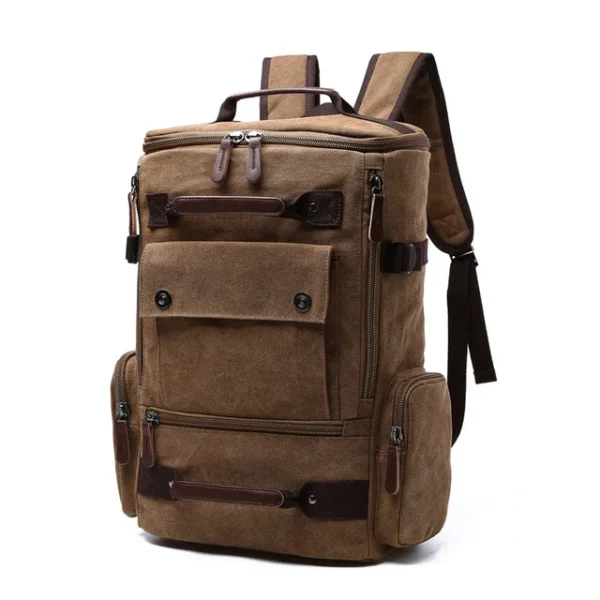 Sac à dos au style vintage, couleur marron
