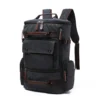 Sac à dos au style vintage, couleur noir